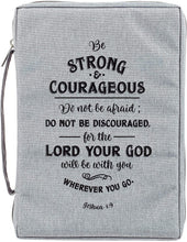 Charger l'image dans la galerie, Be Strong Lion Two-Tone Classic Bible Cover - Joshua 1:9