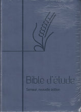 Charger l&#39;image dans la galerie, Bible Semeur d&#39;Étude 2015 souple bleue
