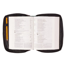Charger l&#39;image dans la galerie, Canvas Bible Cover with Fish Applique - Gray/Large

