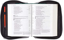 Charger l&#39;image dans la galerie, Be Strong Lion Two-Tone Classic Bible Cover - Joshua 1:9
